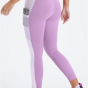 Fabletics Purple and White Leggings